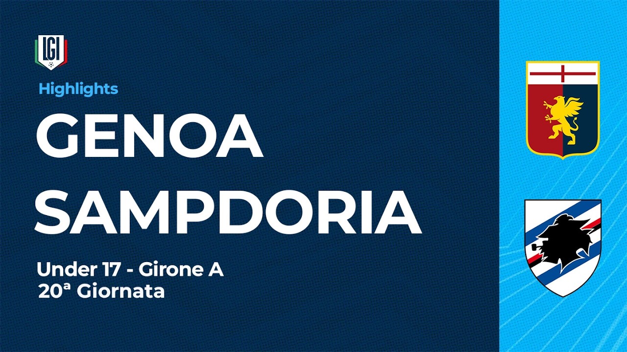 Highlights Genoa-Sampdoria | 20ª giornata Campionato Under 17 | stagione 2025-26