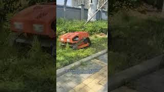 Trees around mowing Affordable wireless 4WD lawn grass cutter for sale with best price