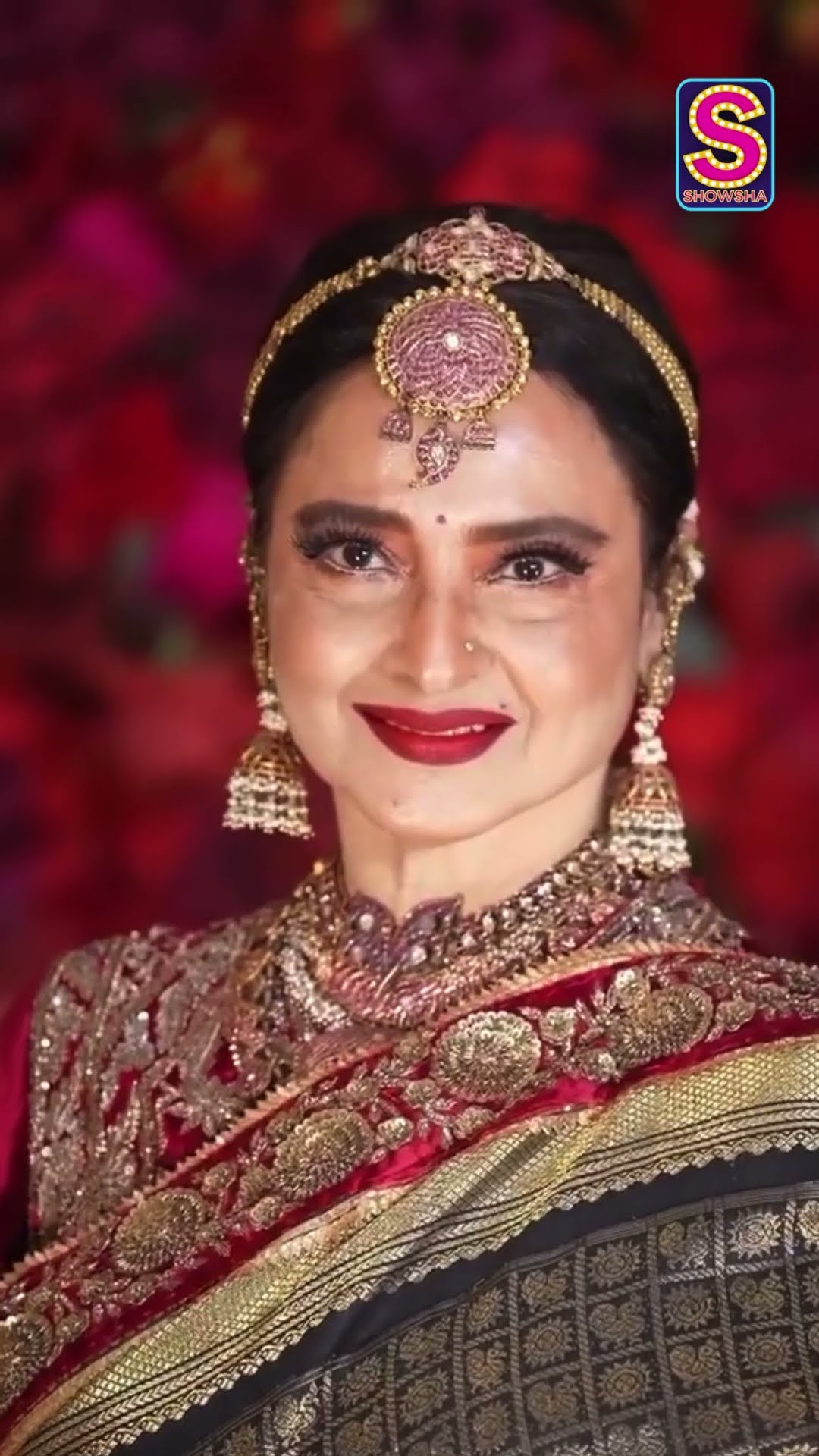 Classic And Timeless: Rekha Reuses Her Saree From The Premiere Of Black At Aadar's Wedding