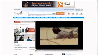 COCA COLA VIDEO EXTENDER ON MSN INDIA