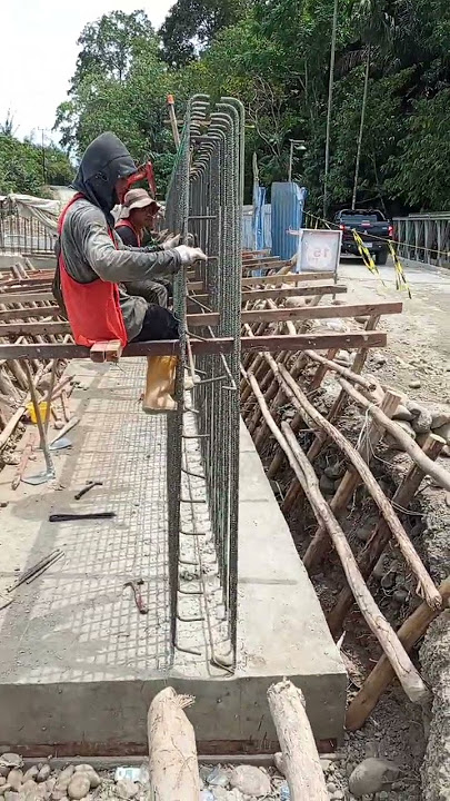 Pembesian Dinding Retaining Wall #retaining wall #pembesian retaining wall #besi tembok penahan