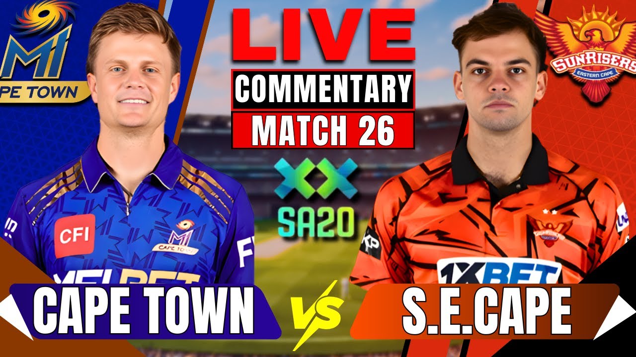 MI Cape Town Vs Sunrisers Eastern Cape|26th Match|Live Score|LIVE Analysis|SA20|FANCHAT|Discussion