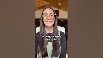One minute writing workshop: active vs passive characters #howtowrite #writingadvice #writing #write