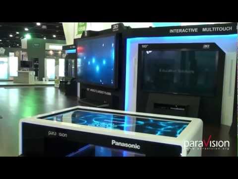 Multitouch largest interactive table, by Paravision & Panasonic, Gitex Dubai