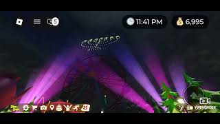 Roblox three tops theme park jolly jingle christmas show