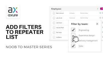 Add Multiple Filters to a Repeater List | Axure RP: Noob to Master, Ep72
