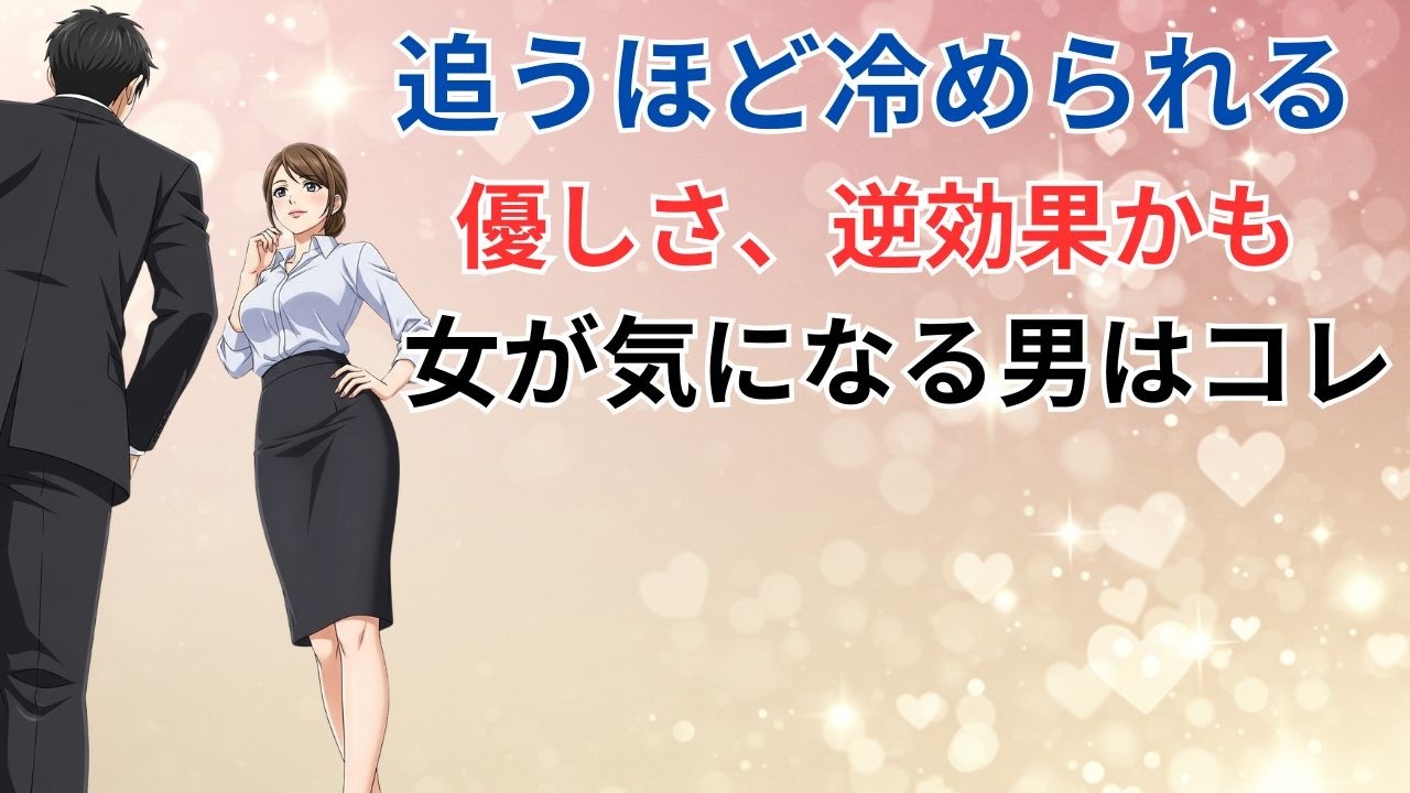【追うほど逆効果】女性が放っておけない男の特徴6選