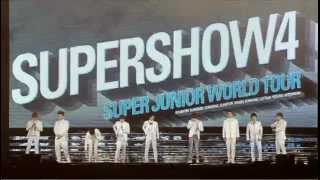 SUPER JUNIOR / 「WORLD TOUR SUPER SHOW4 LIVE in JAPAN」LIVE
