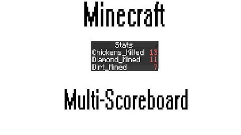 Minecraft - Multi-Scoreboards