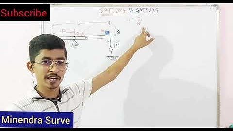 Natural Frequency of System || Dynamics of Machinery || GATE 2021|| Mechanical Vibration