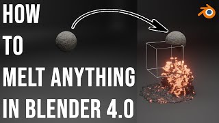 How to Melt Anything In Blender - GeoMelter Demo