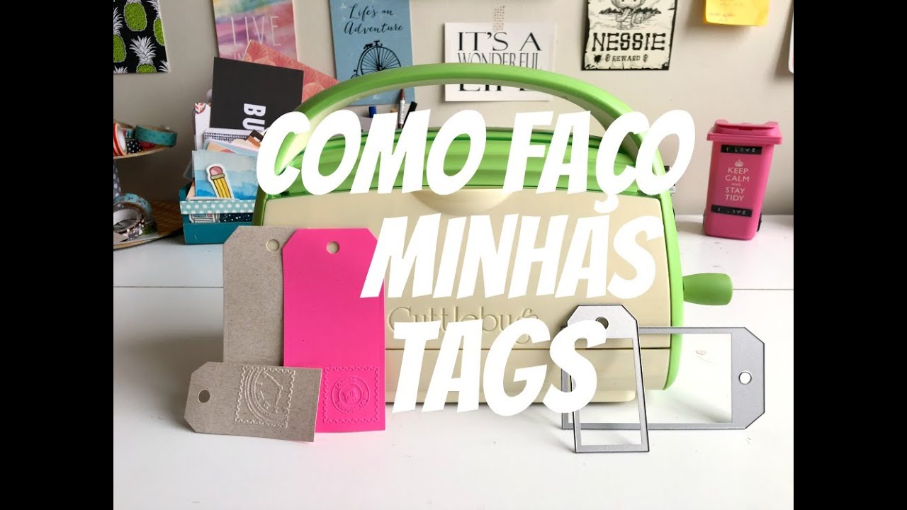 Como fazer tags com a cuttlebug