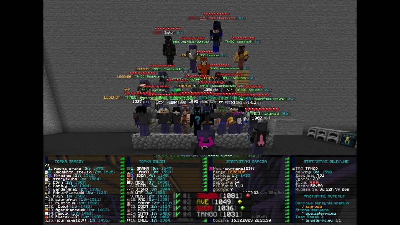 ☃️Świąteczna edycja 🎲CUBEHARD.NET I WaterMc.eu💦 ft. TANGO💃