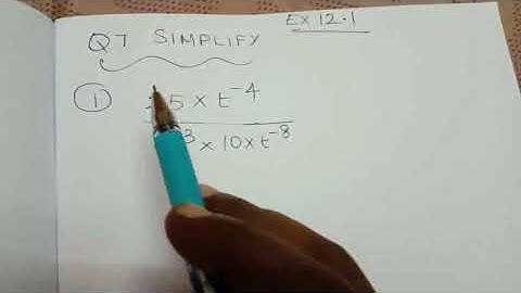 Exponents and Powers (ex 12.1 Q7)NCERT 8th std