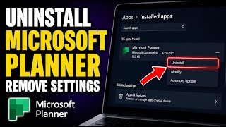 How to uninstall Microsoft Planner and remove app settings - Step By Step screenshot 4
