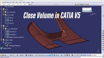 Close volume design in Catia V5 | Plastic Design | A, B & C surface design | Design Tech Lab