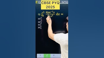 Q) If Integration ∫0 to 1 ( 4 tan^-1 (x)/1+x^2) dx 𝑑𝑥  #cbse2024 #CBSE2025  #cbse #integration