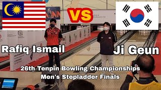 Rafiq Ismail VS Ji Geun HIGHLIGHTS | Men's Stepladder Finals Match 1 | 26th Asian TBC screenshot 1