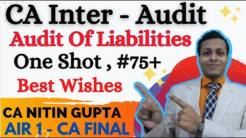 CA Inter Audit | CA Inter Audit Revision | CA Inter Audit Marathon | NG Sir