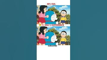 only intelligent can find 2 mistakes🧐#find #doraemon character#nobita #memes #viralshorts #animation