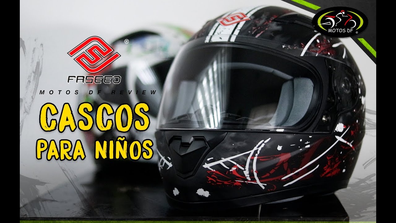 Casco moto niño  Cascos de moto para niños 