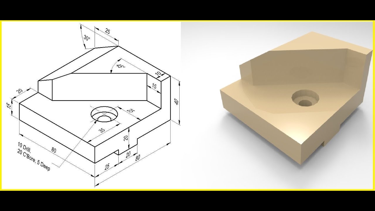 SolidWorks Video Tutorial - Exercise Video for New Users Part - 18 ...