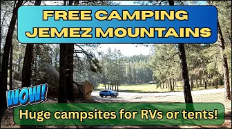 FREE Dispersed Camping in the Jemez!  Hoodoos and Mountain view campsites!