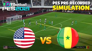 September 2, 2026 | UNITED STATES vs SENEGAL | PES 2021 Gameplay | Video Game Simulation