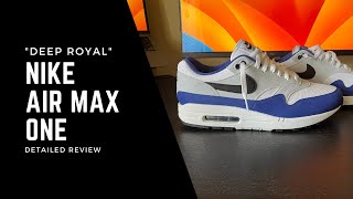 Nike Air Max 1 "Dark Royal Blue" Review