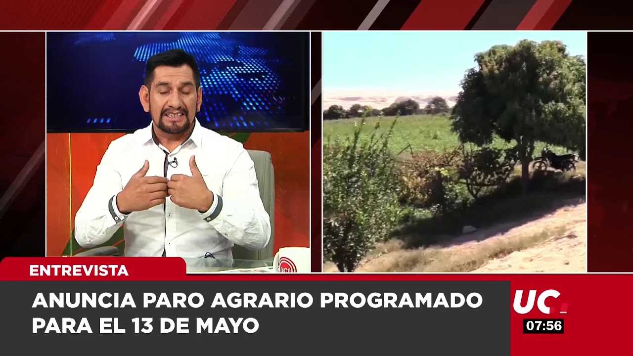 🕑 Anuncian paro nacional agrario para el próximo lunes 13 de mayo - YouTube