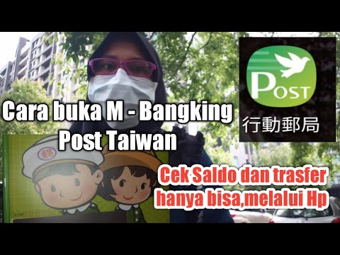 TUTORIAL DAFTAR M-BANGKING REK POST DI TAIWAN @Megawati INTAI