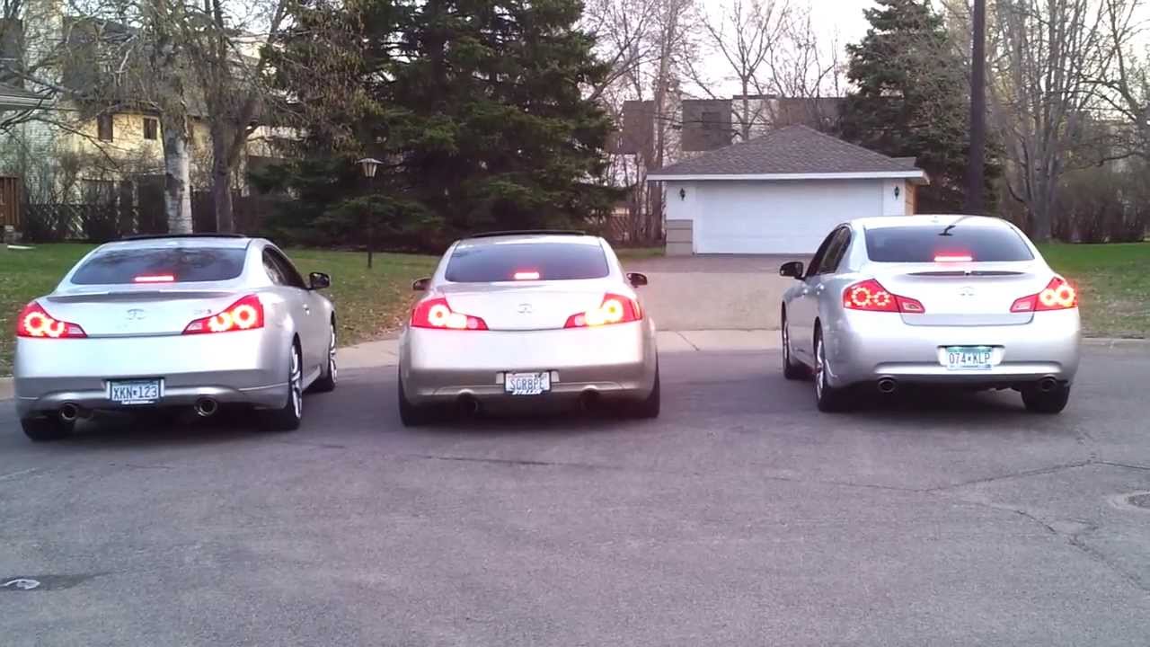 g35 coupe, and a g35 sedan, this mod works on any infiniti G, uses brake .....