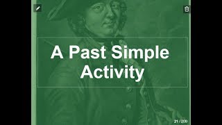 The Past Simple  - a lesson, a story, an activity