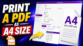 How to Resize and Print PDF to A4 in Foxit PDF Editor