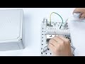 How to Use Indoor 50 pairs distribution point box for LSA module ?