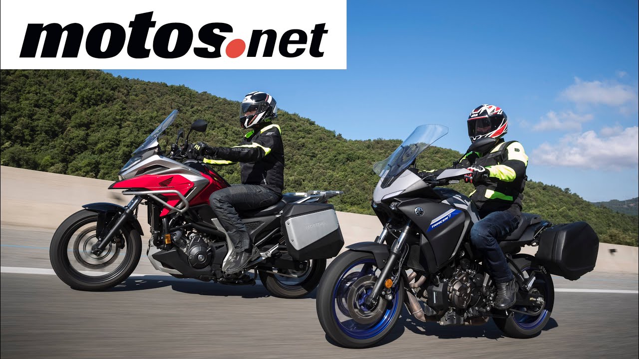 Honda NC750X DCT vs Yamaha Tracer 7 2021 | Prueba comparativa / Test / Review en español 4K