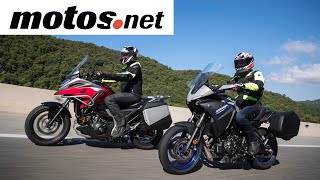 Honda NC750X DCT vs Yamaha Tracer 7 2021 | Prueba comparativa / Test / Review en español 4K