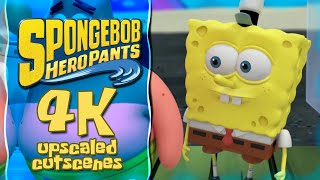 [4K AI-Upscaled] SpongeBob HeroPants - All FMV Cutscenes