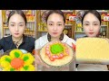 Rainbow Fish Roe ASMR Eating Sounds | Colorful Texture Mukbang #292