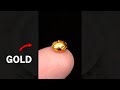 Fabriquer une perle en or pur