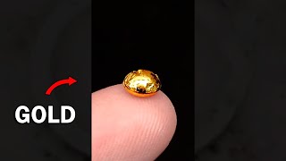 Making a pure gold bead
