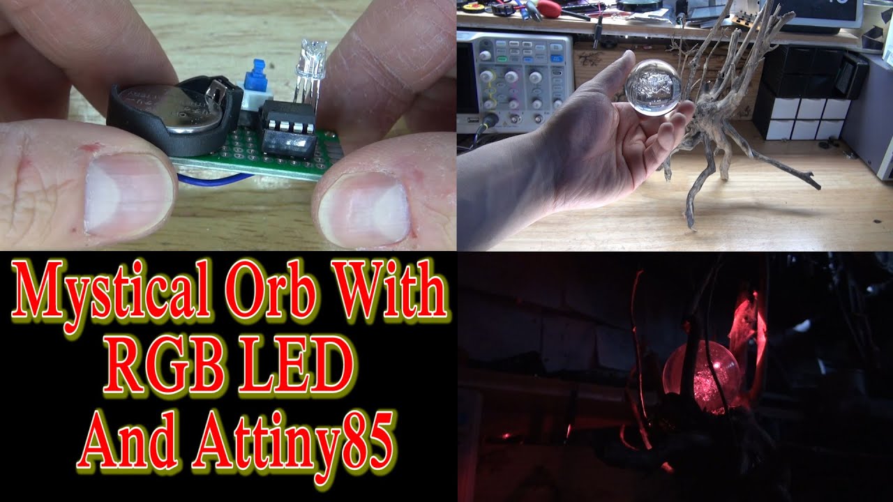Mystical Orb With RGB LED And Attiny85