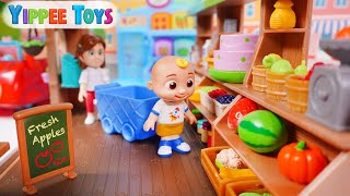 Cocomelon and Peppa Pig go Grocery Shopping to the Framers Market | BEST Compilation Videos for Kids screenshot 2