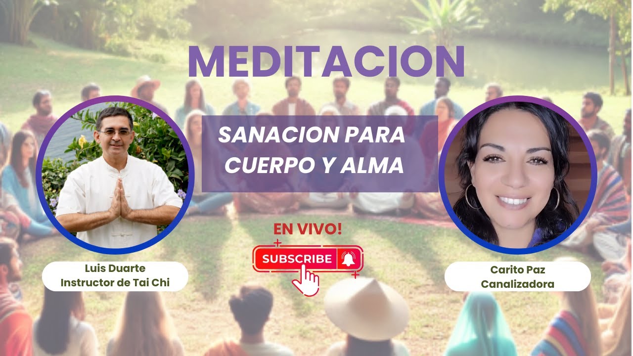 SANACION para CUERPO Y ALMA: Meditación Guiada por Carito Paz - YouTube