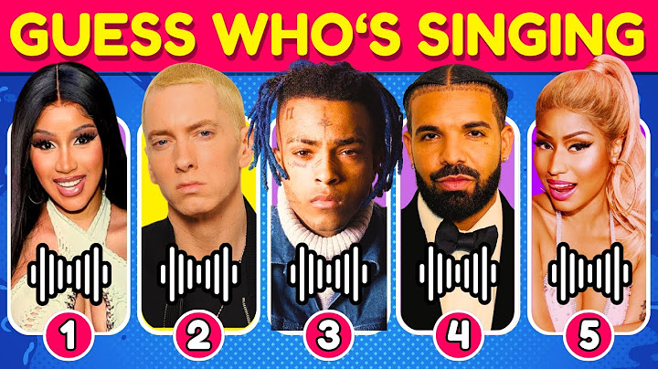 Guess Who's Singing - Most Popular Rap Songs EVER 📀🎵