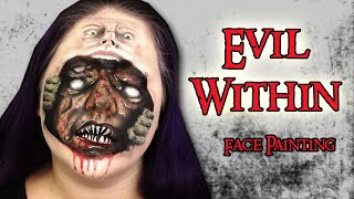 EVIL WITHIN: Face painting makeup tutorial