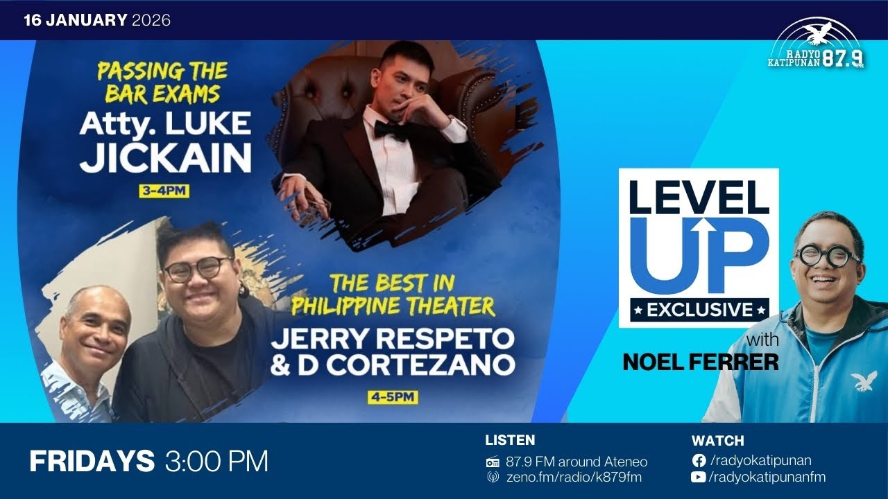 Atty. Luke Jicain | Dr. Jerry Respeto & D Cortezano, Arete | Level Up Exclusives