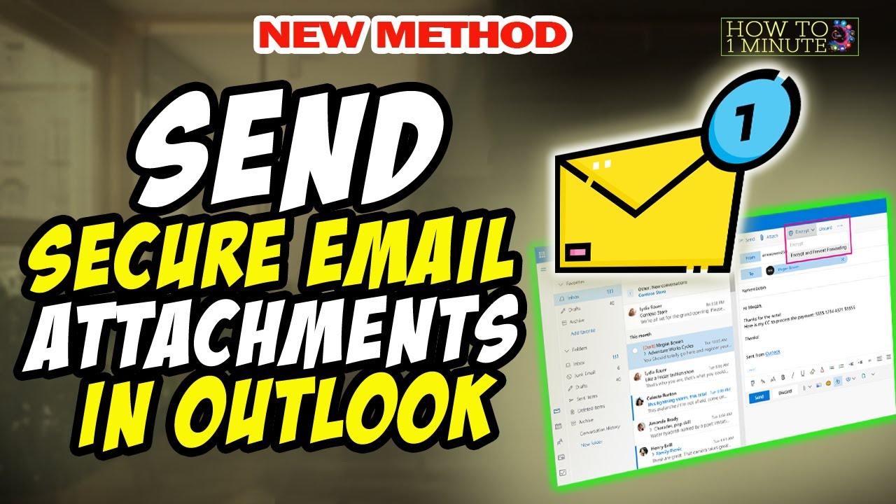 How To Send Secure Email Attachments In Outlook 2024 YouTube