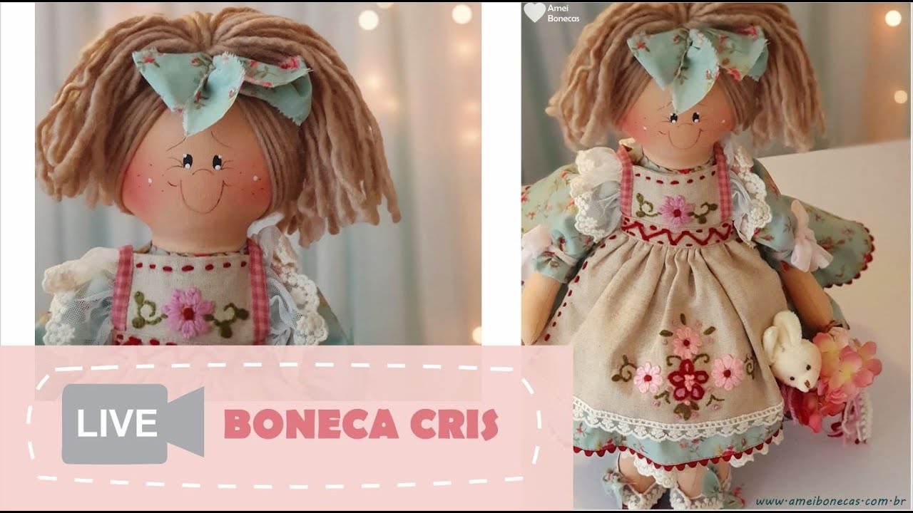 Montando Boneca de Pano - Boneca Cris