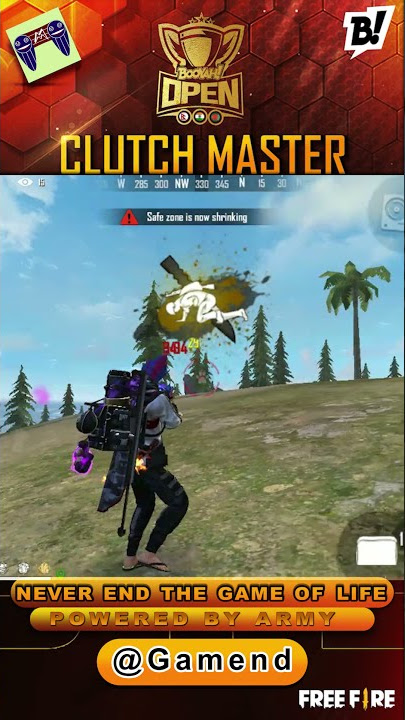 BOOYAH OPEN : Clutch Master | BOOYAH CLIPS | BOOYAH IN RANK MODE | FREE FIRE GAMEPLAY | SHORTS